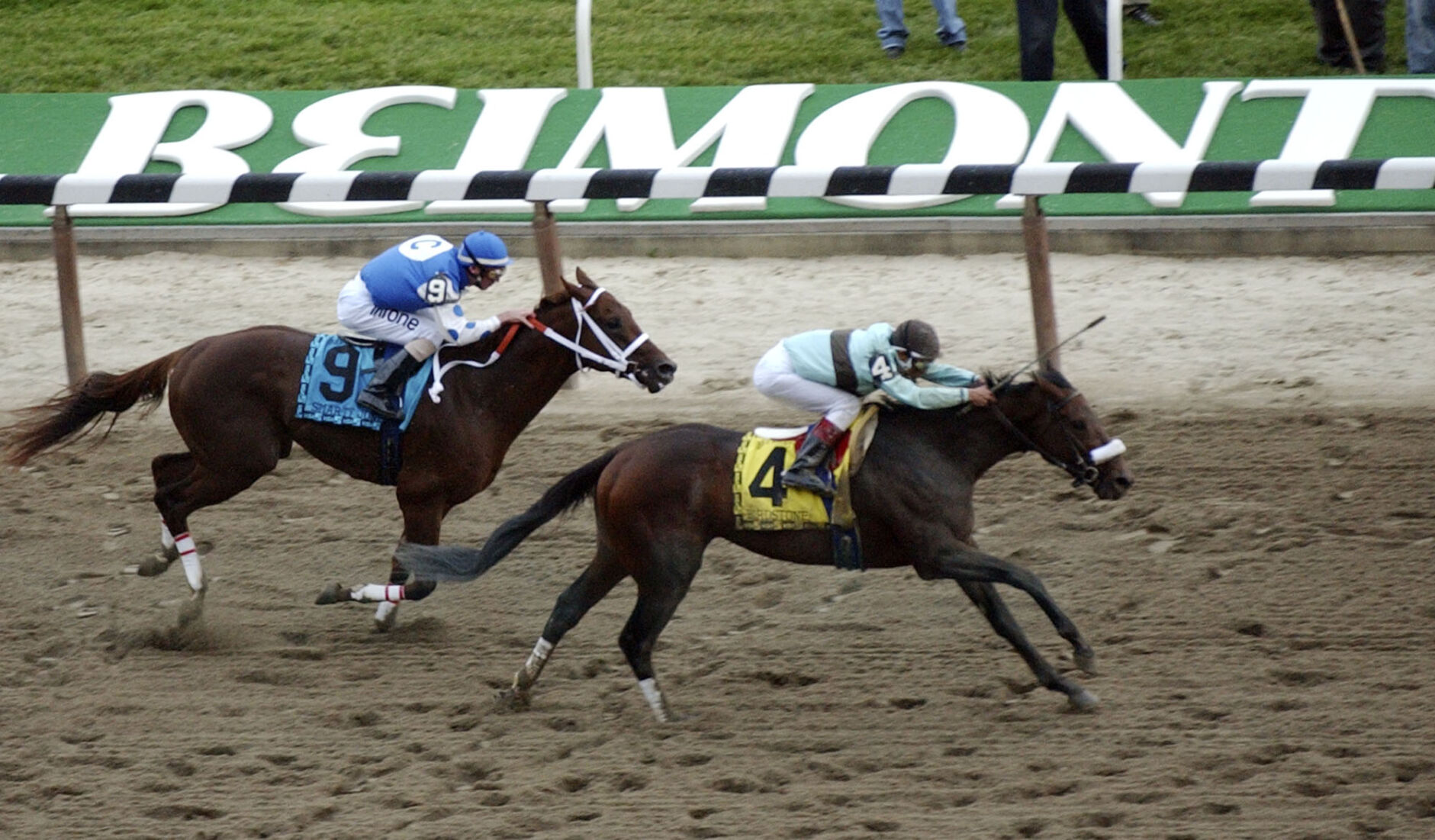 2004: Smarty Jones loses his Triple Crown bid and his perfect record in loss at Belmont